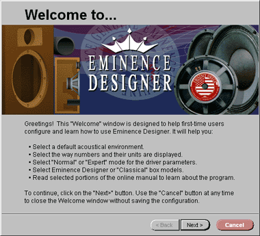 Welcome window